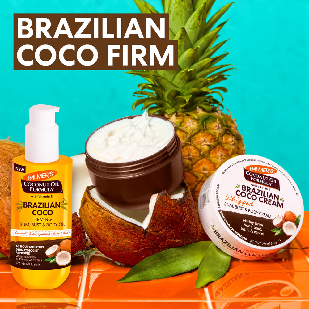 Tropical scent vibe suggested by Palmer's packaging and imagery.