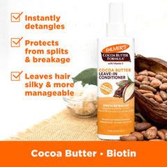 Creamy Palmer's conditioner texture ready for detangling and moisture.