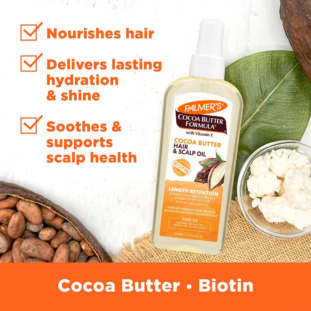Palmer's Length Oil scalp care scene nourishing roots