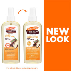 Palmer's Length Oil texture close-up showing rich moisture and shine