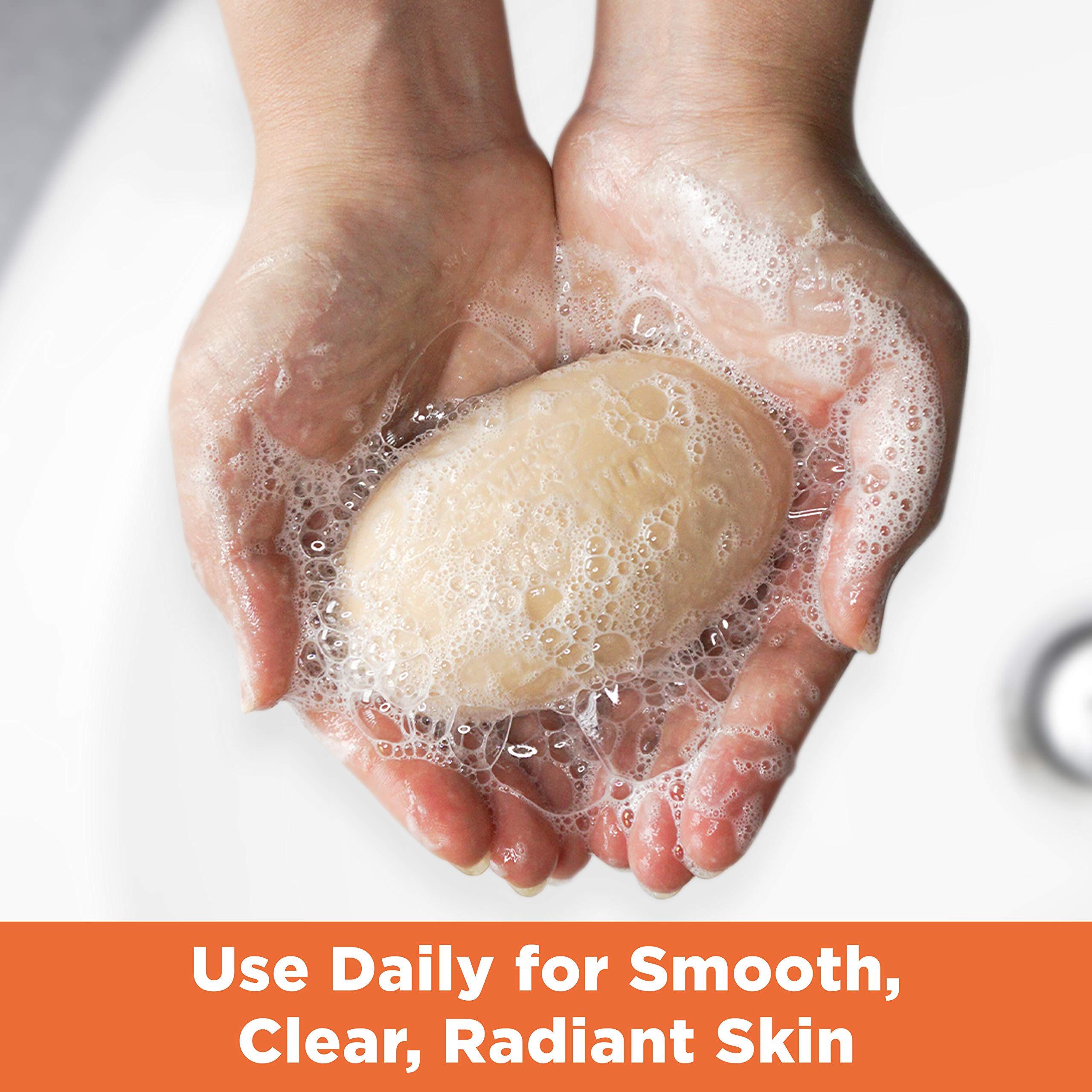 Palmer's Cocoa Butter Soap for full-body moisturizing during daily cleanse.