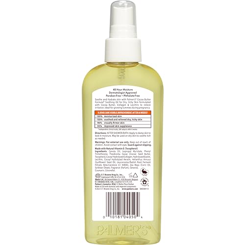 Lifestyle scene showing Palmer’s Cocoa Butter line ingredients and usage