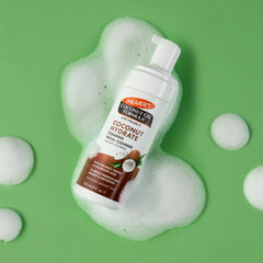 Palmer's Coconut Hydrate Foaming Cleanser application demonstrating refreshing hydration