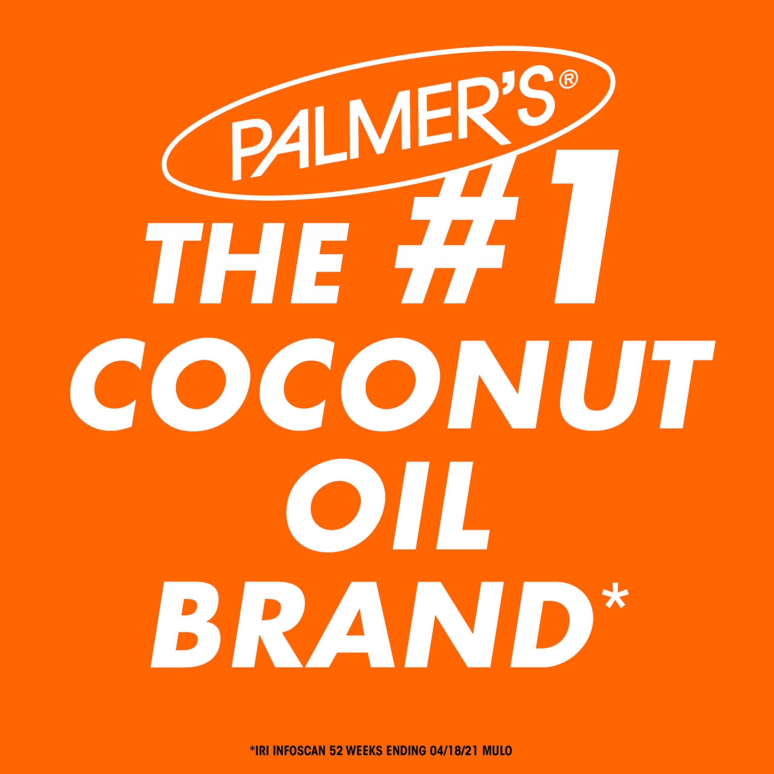 Close view of Palmer's Coconut Oil Formula ingredients including coconut oil and green coffee extract.