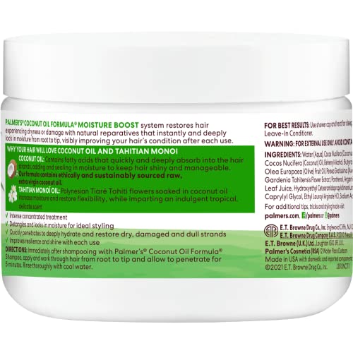 Palmer's Coconut Oil Moisture Boost bottle for quick hydration