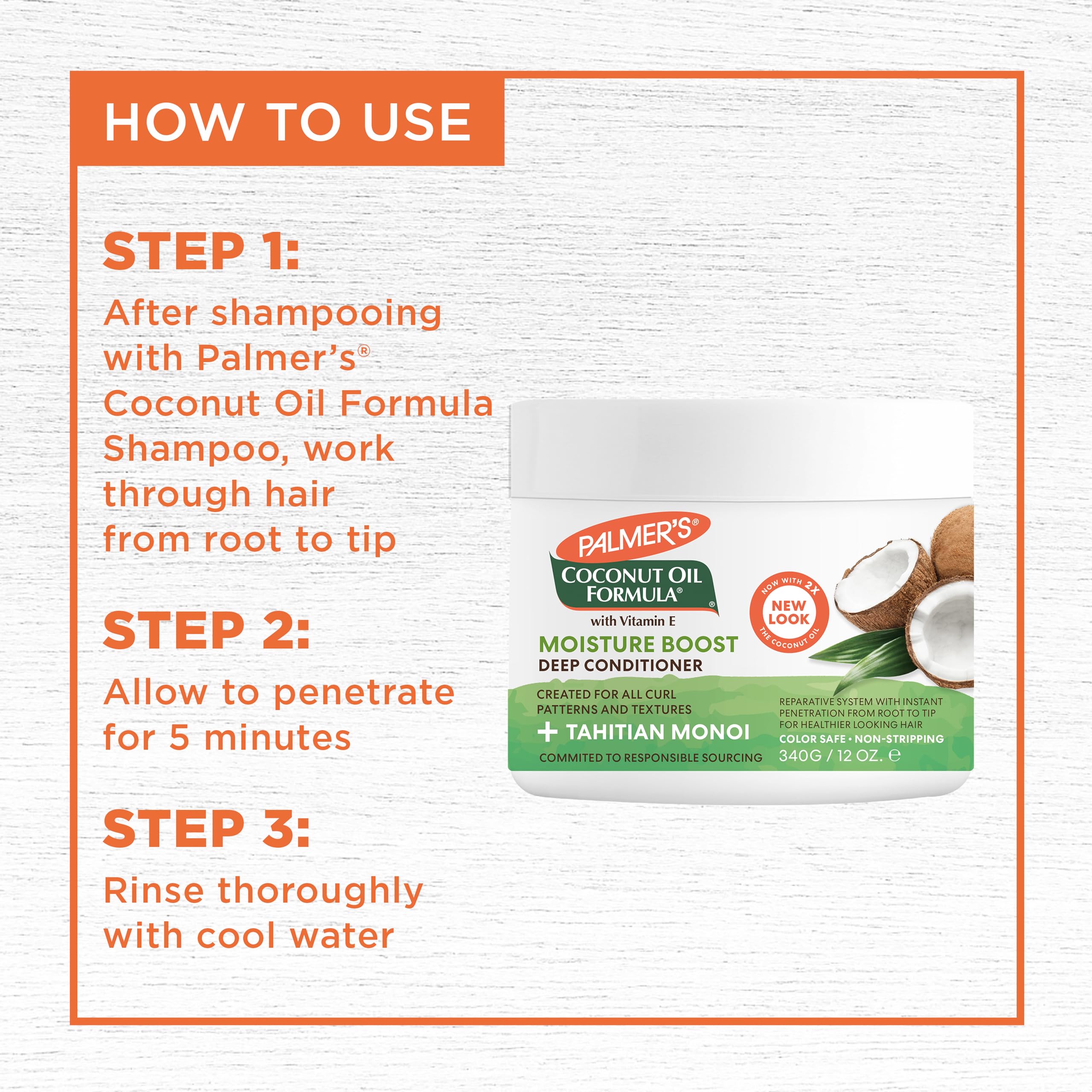 Palmer's Moisture Boost adds shine and softness to hair