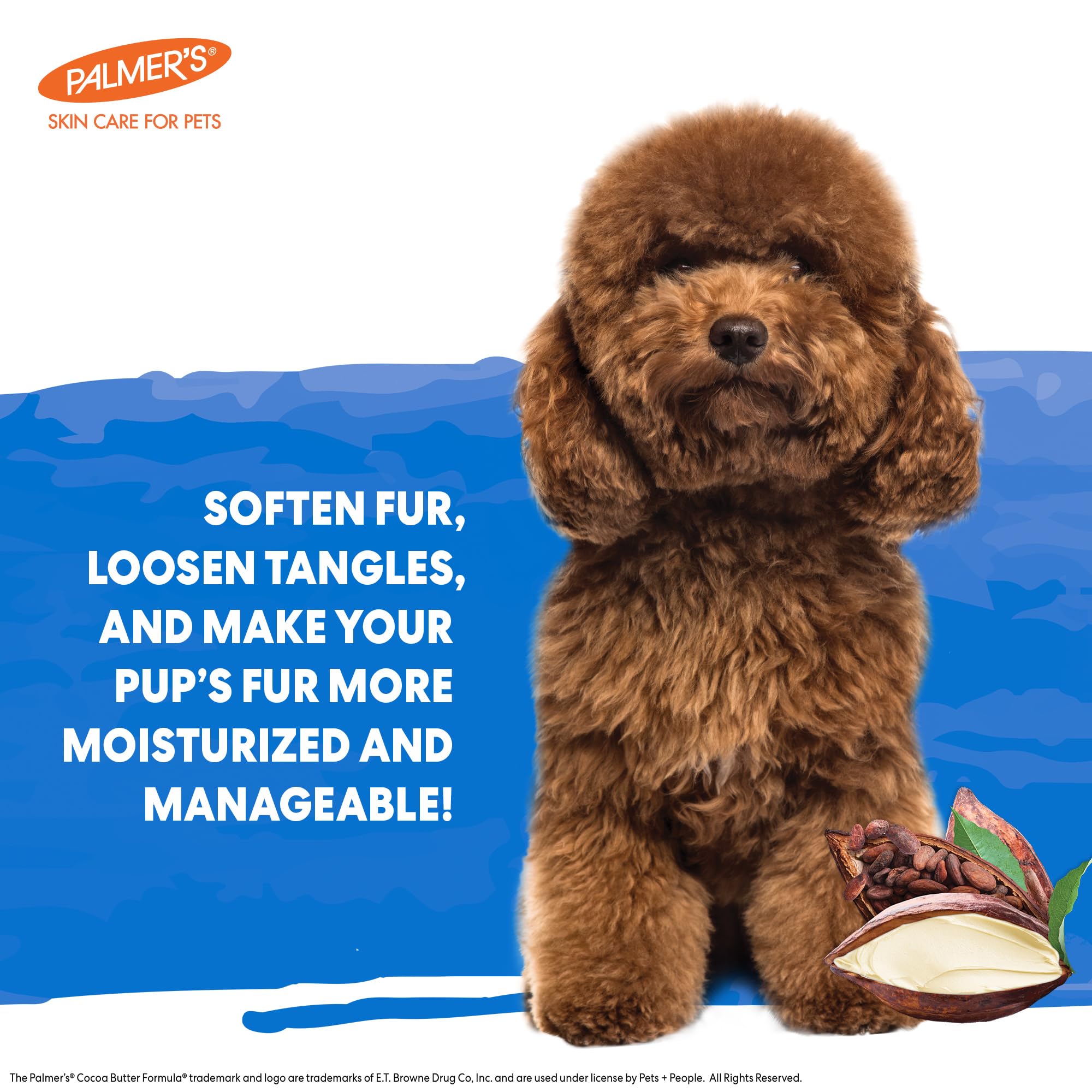 Palmer's for Pets vitamin E-enhanced care nourishes dry fur