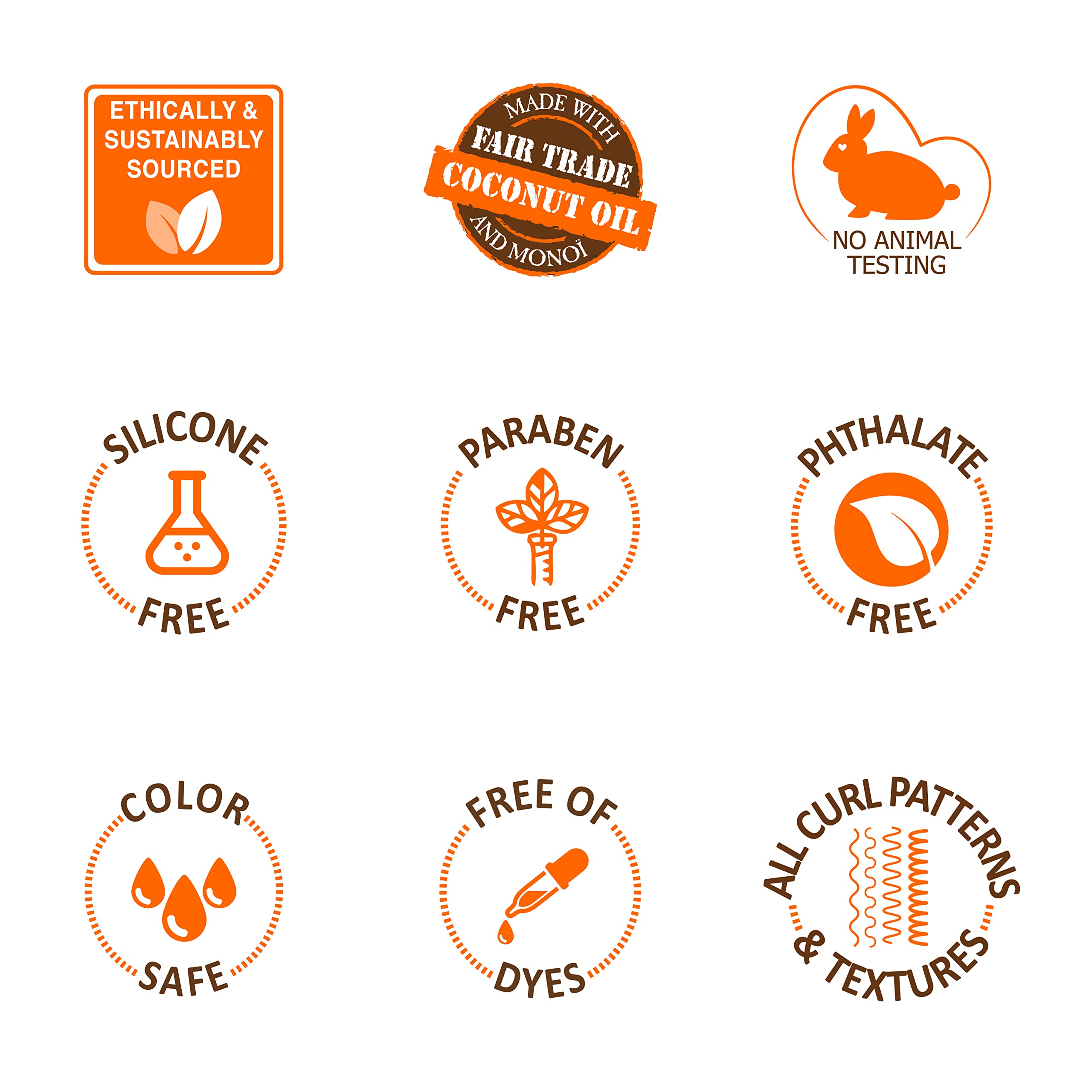 Leave-in provides heat protection potential for safer styling.