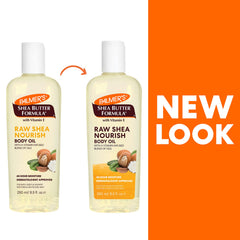  Shea butter and vitamin E ingredients highlighted on packaging