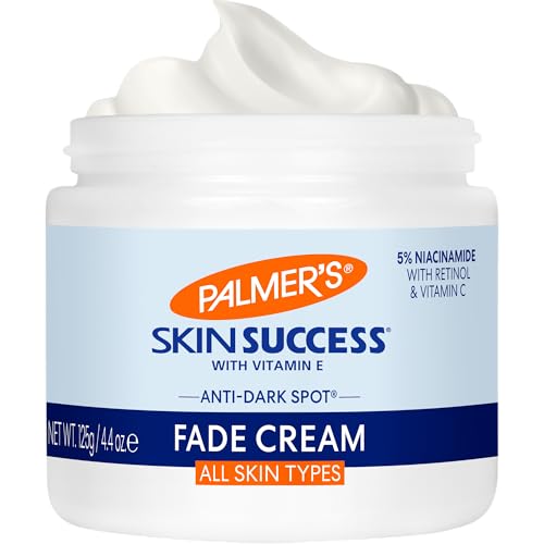 Palmer's anti-dark-spot cream jar on display for daily facial care.