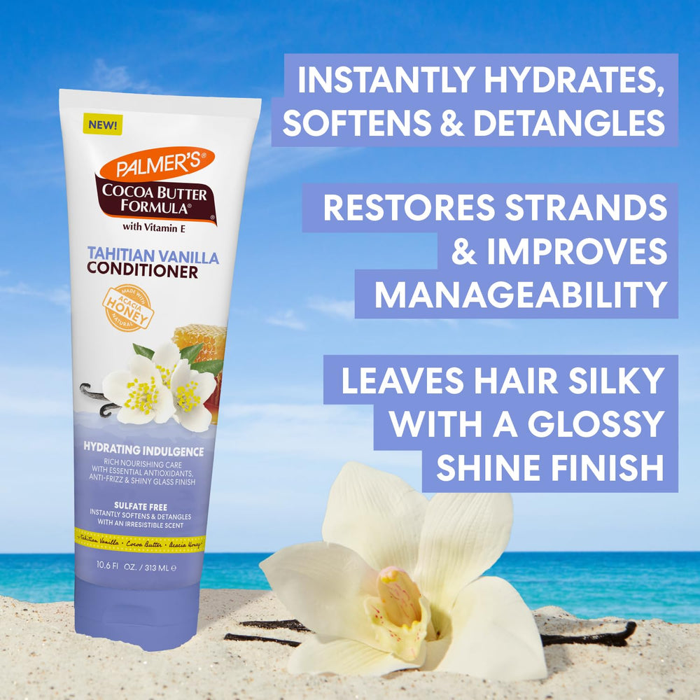 Palmer's Tahitian Vanilla Conditioner cream texture easy detangling.