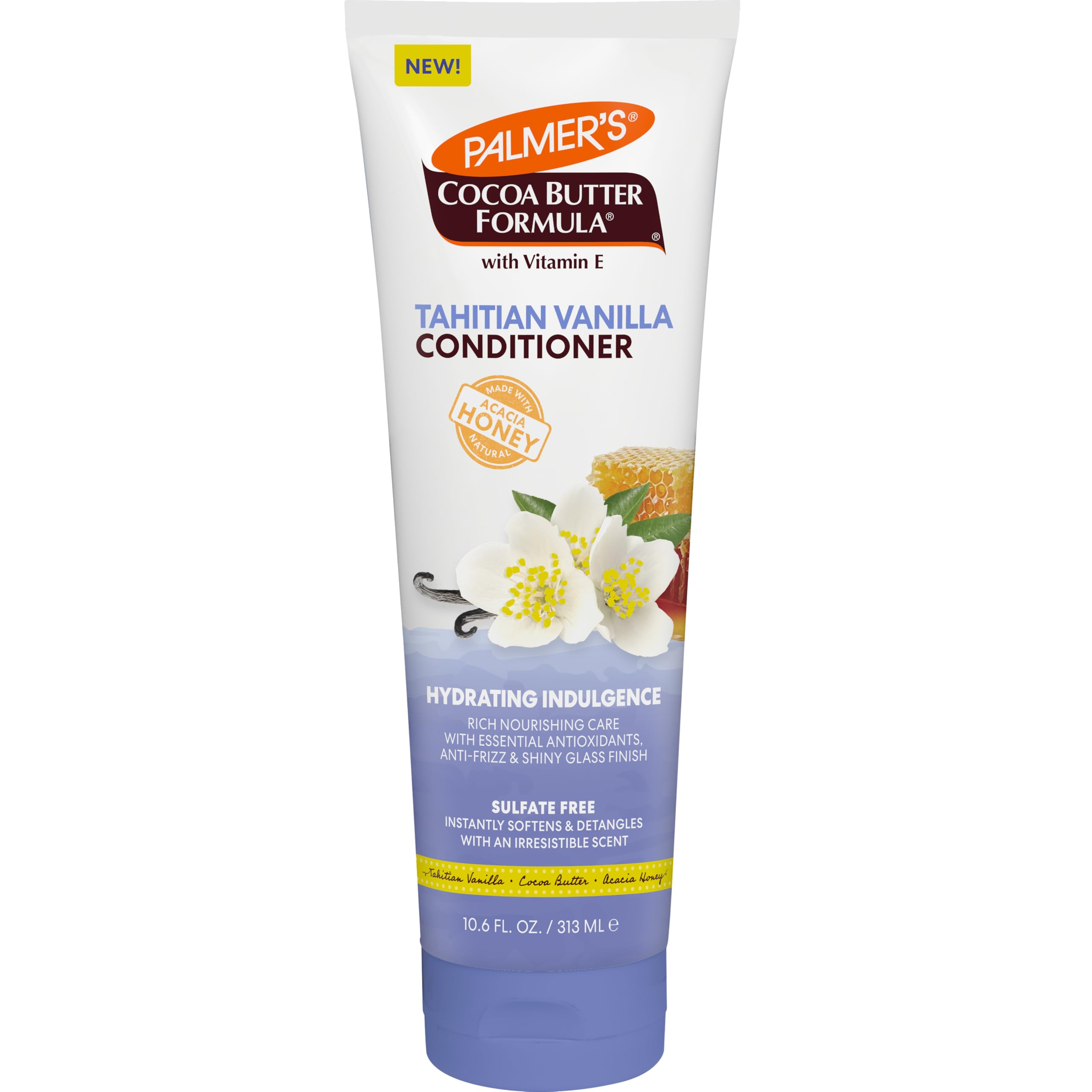 Palmer's Tahitian Vanilla Hair Conditioner bottle deep hydration and silky shine.