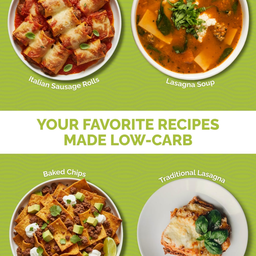 Palmini lasagna sheets served as a family-friendly dinner.