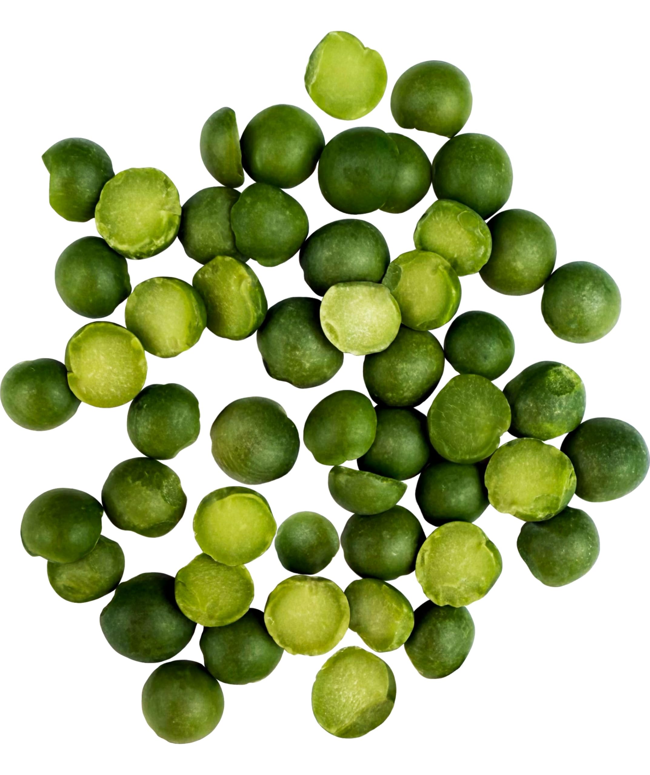 Palouse Brand green split peas packaging bag with Non-GMO and Kosher verification.
