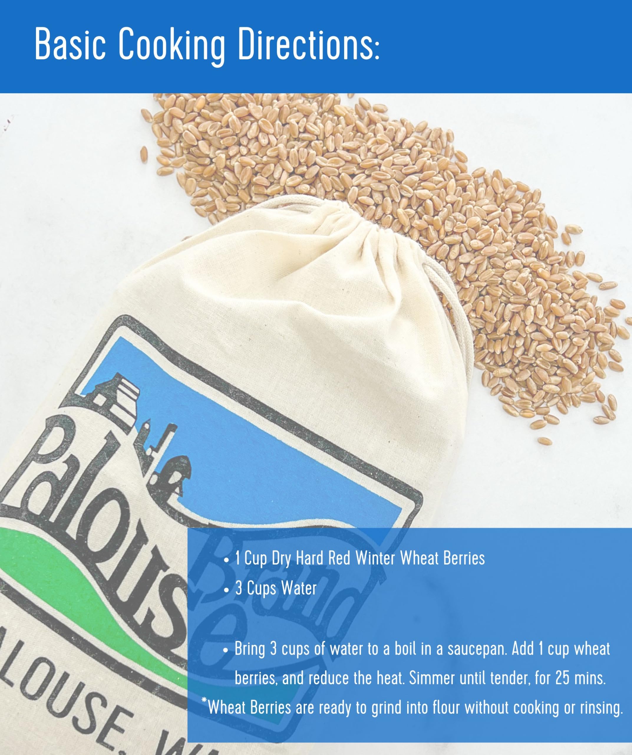 Palouse Brand Kosher Parve certification symbol on packaging.