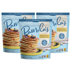 Pamelas gluten-free baking mix ready for fluffy pancake batter.