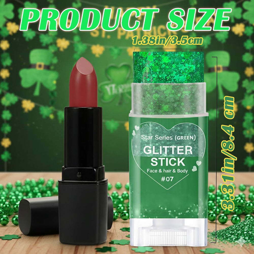 Paminify body glitter stick provides long-lasting shine on skin.