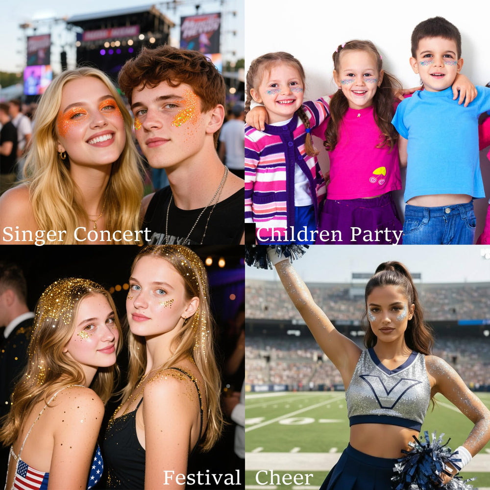 Paminify concert glitter stick for vibrant festival-ready looks.