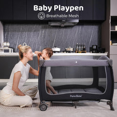 Pamo Babe changing table keeps diaper changes within reach