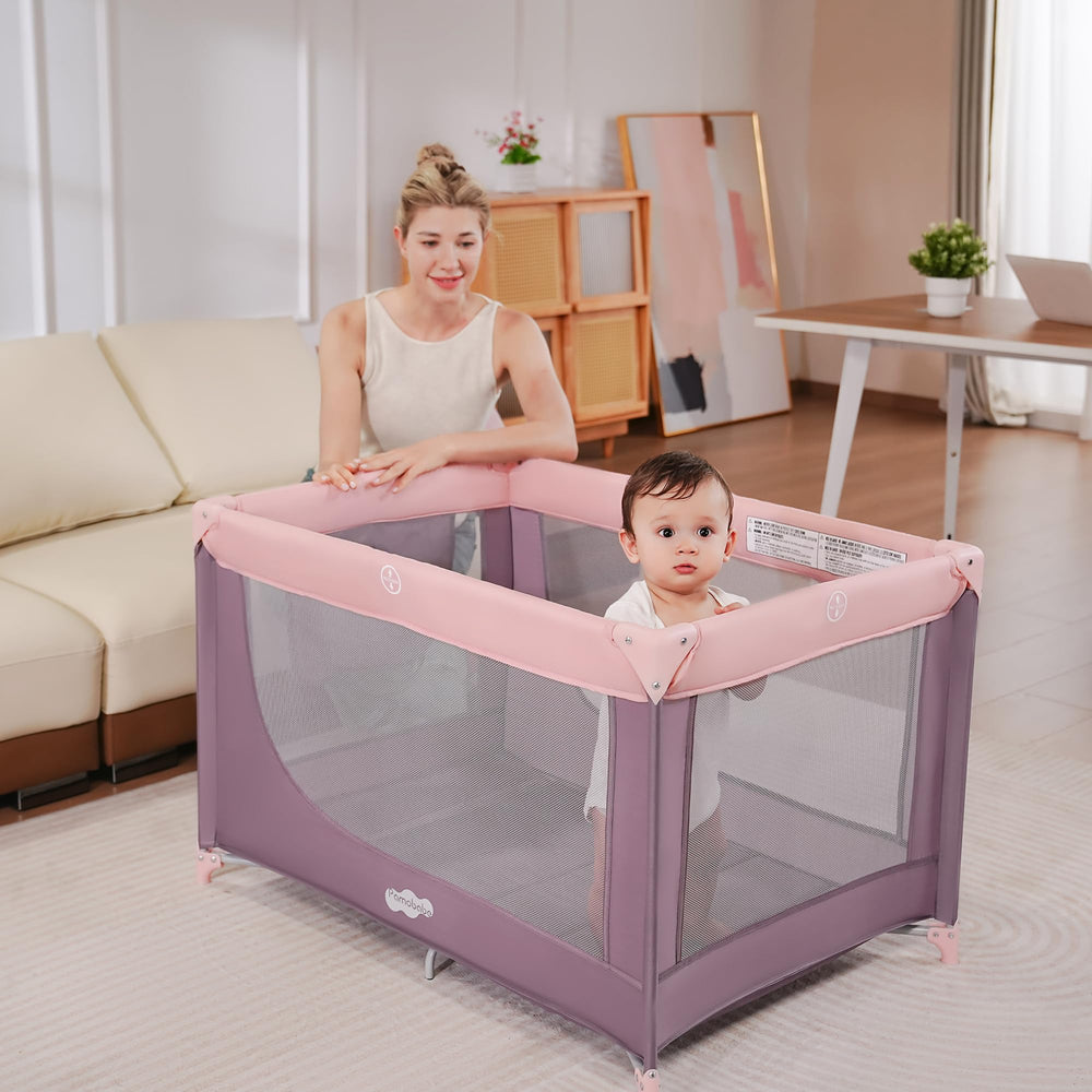 Pamo Babe Compact Pack and Play suitable for ages 0 to 36 months