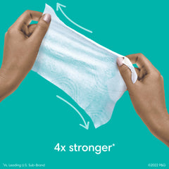 Pampers Baby-Clean Wipes with Baby Fresh scent during changes.