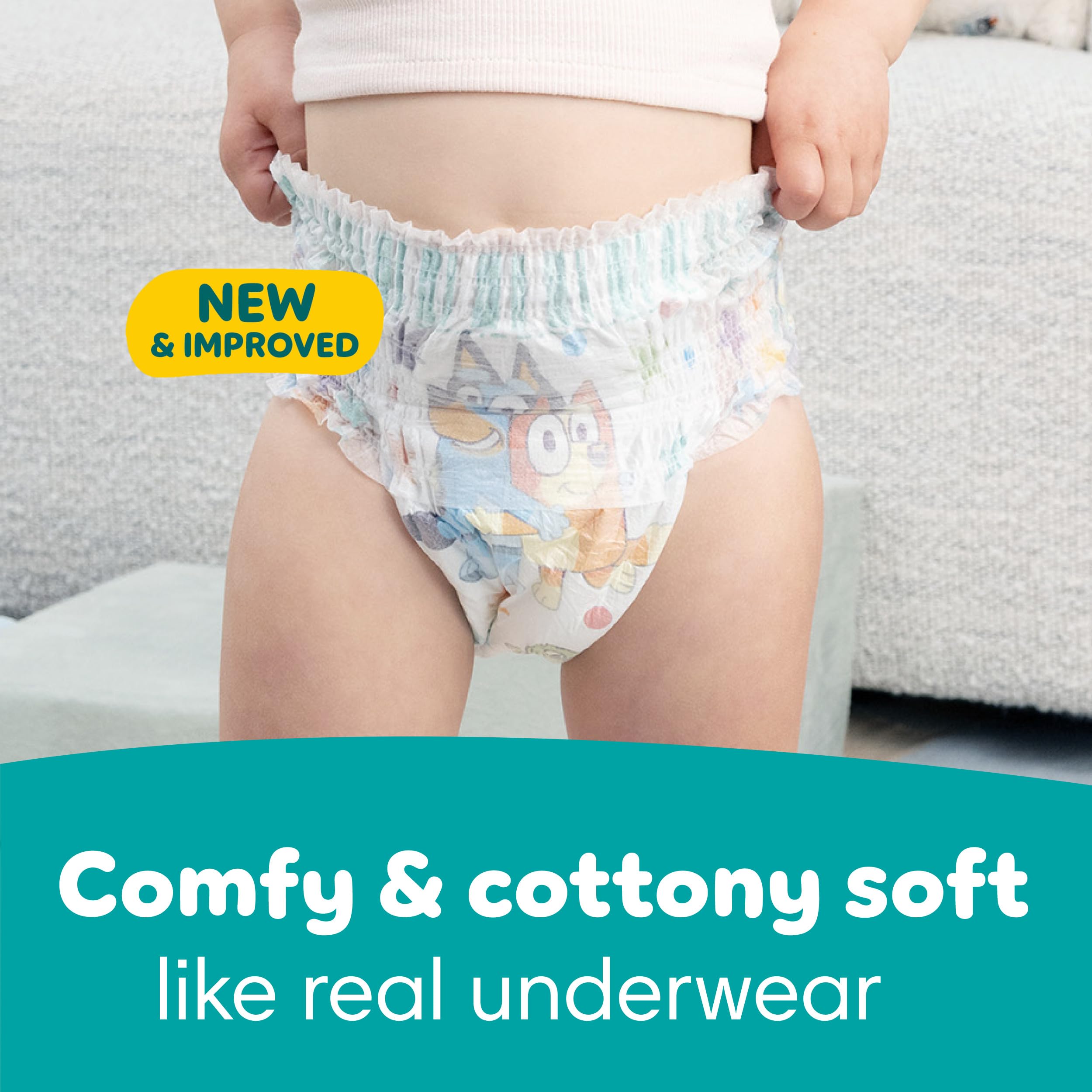 Pampers Easy Ups night protection option for overnight use