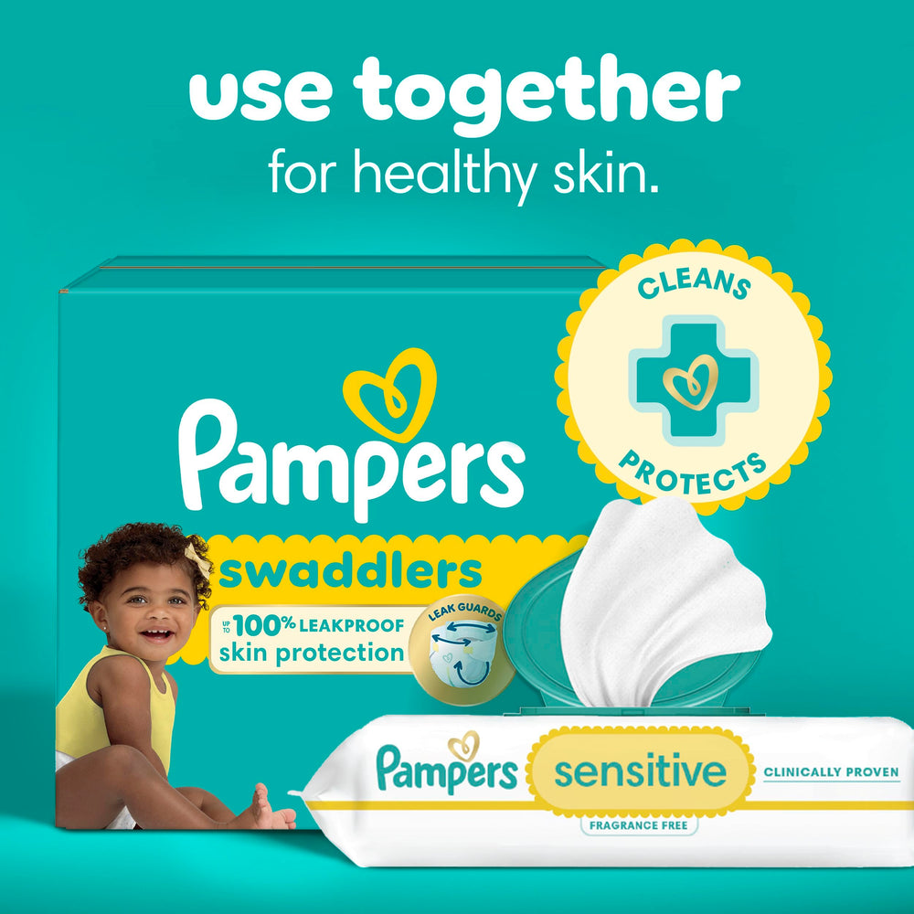 Pampers Sensitive wipes no alcohol or fragrance