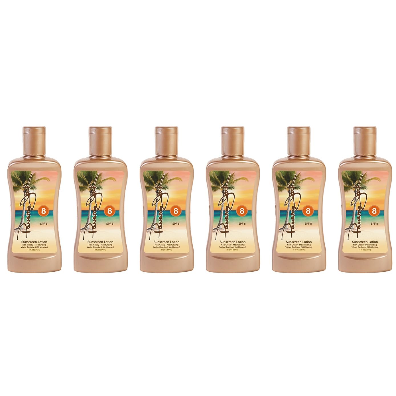 Panama Jack Sunscreen Tanning Lotion SPF 8 cruelty-free logo reinforces ethical beauty choices