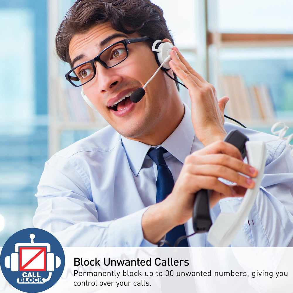 KX-TGC200B handset with long 10-hour talk time and standby.