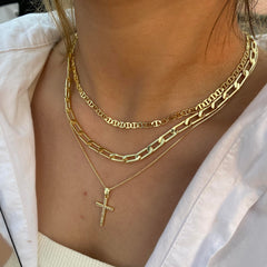 Pancert Cross Pendant dainty design, ideal for delicate everyday wear.