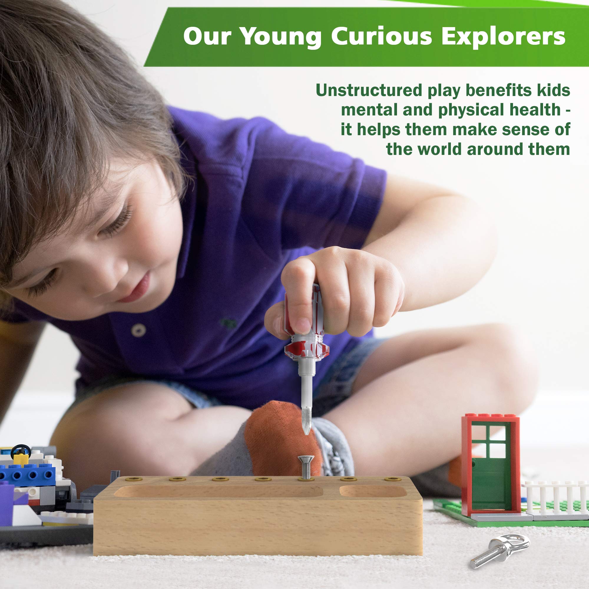 Panda Brothers Screwdriver Board adaptable for home or classroom learning