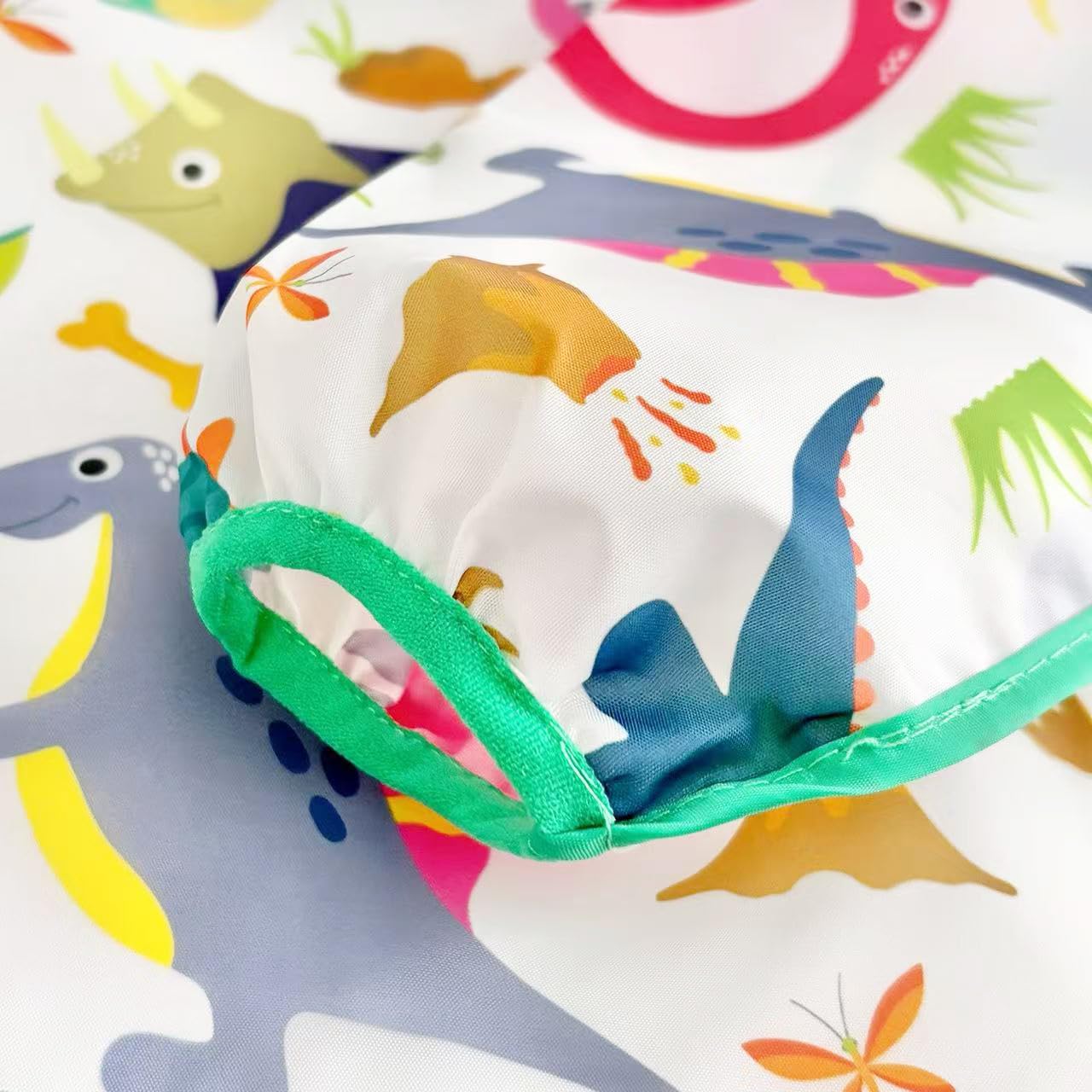 PandaEar blue bib is lightweight and comfortable for all-day wear.