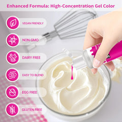 Pandalab Olive Gel Food Coloring fondant for smooth, lasting color