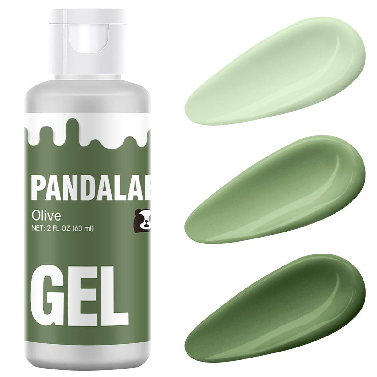 Pandalab Olive Gel Food Coloring olive dye for vibrant cake and pastry color