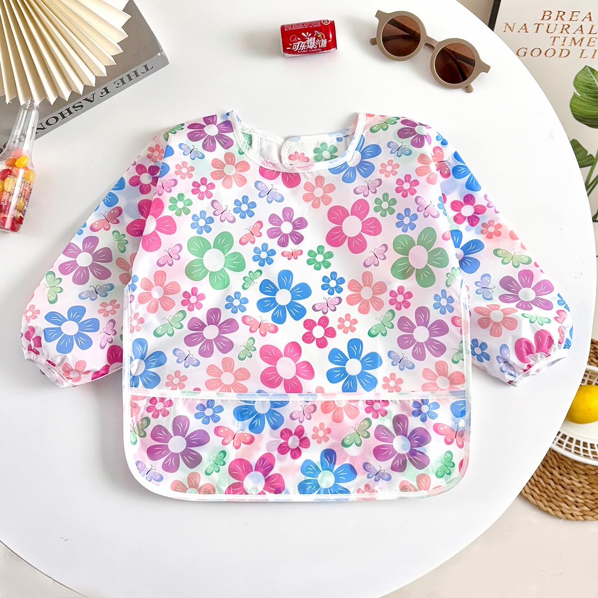 PandaEar all-day comfort bib in pink for versatile daily wear