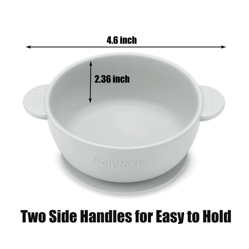 PandaEar bowls with anti slip handles stay steadier during meals