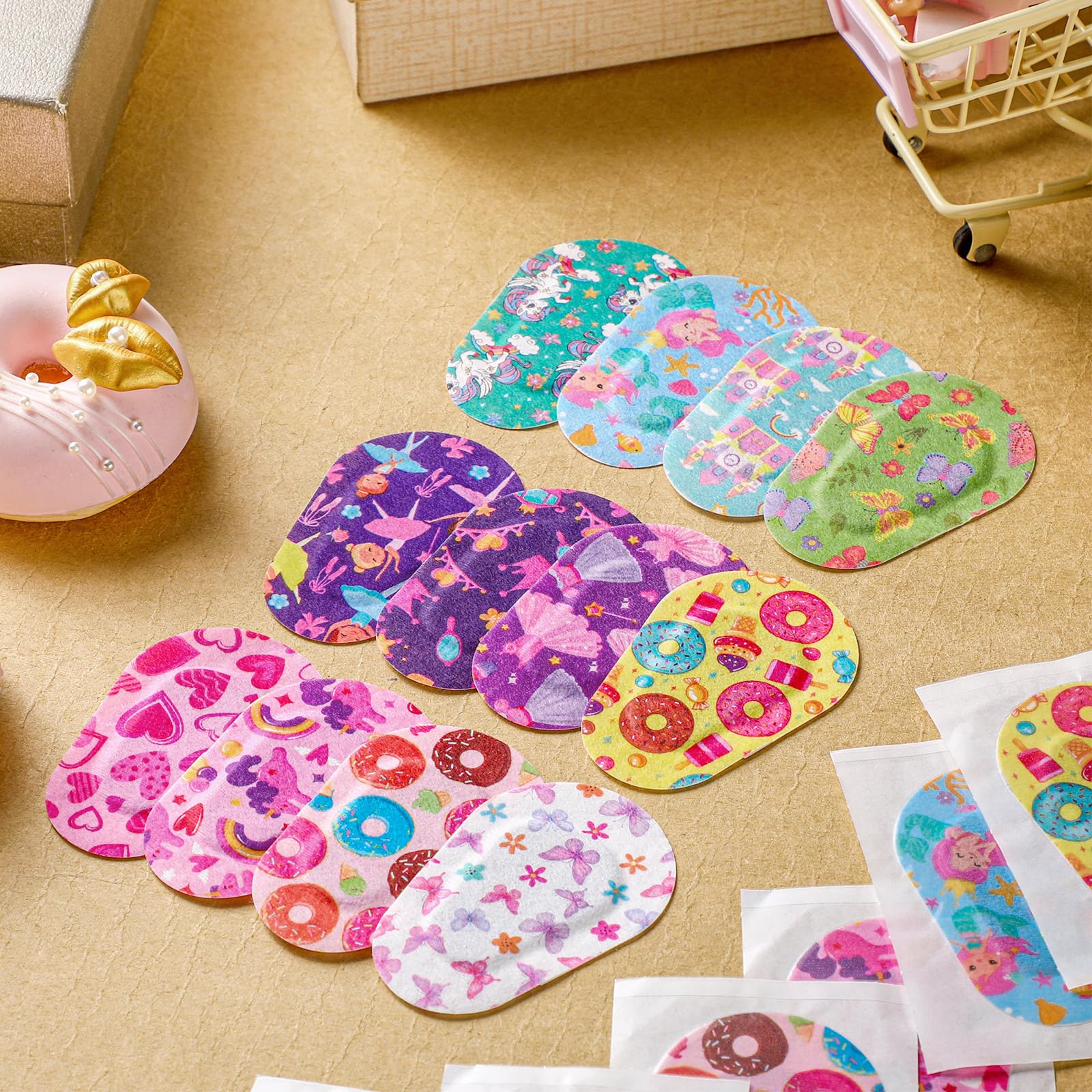 Panelee eye patches castle pattern complements costumes and quick sunshine blocking.
