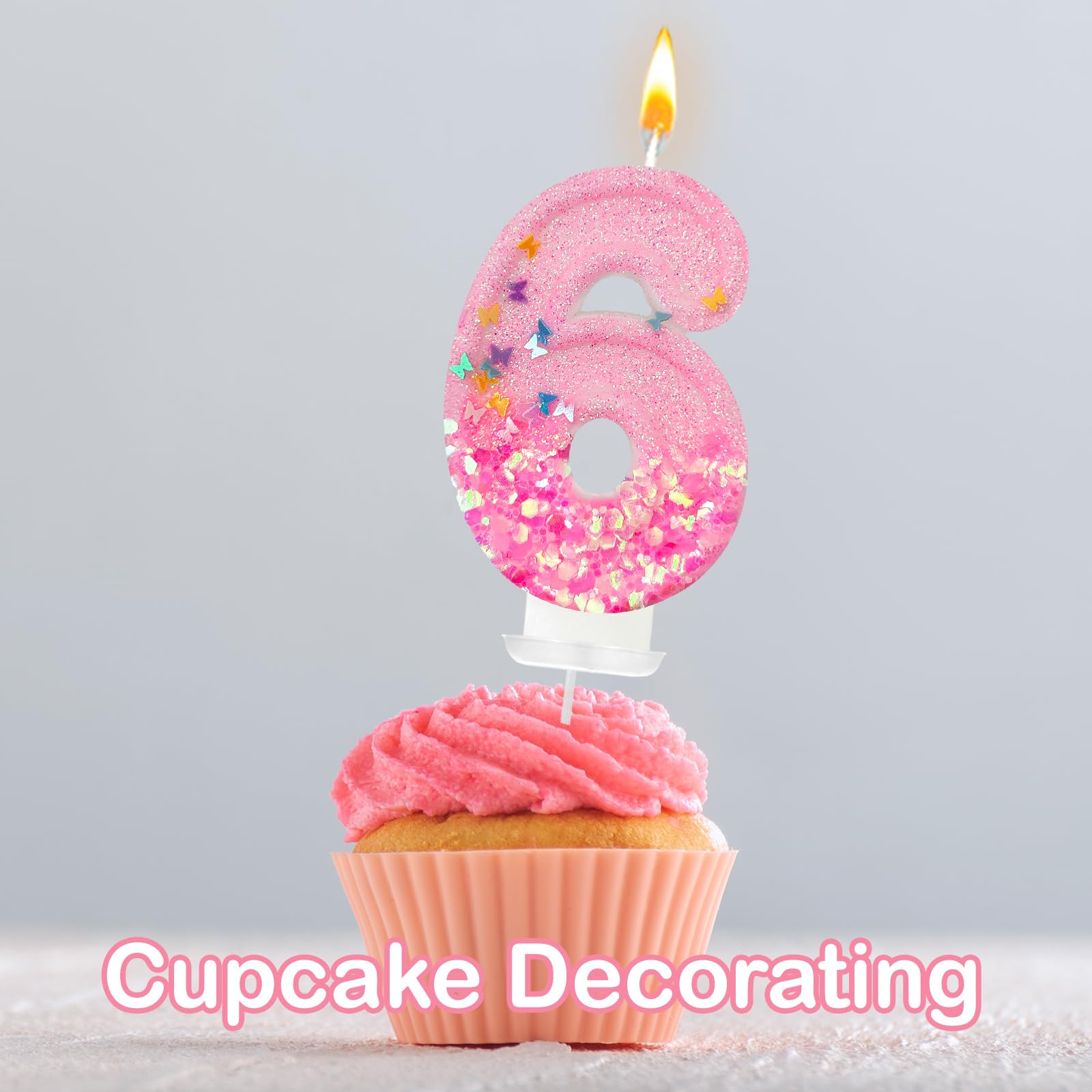 Panouo pink sequin candles shine brightly in dim lighting, elevating ambience at parties