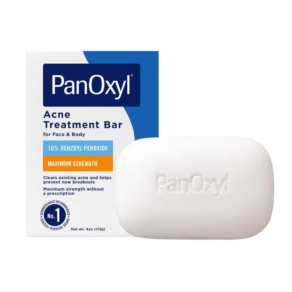 PanOxyl Acne Treatment Bar with 10 percent benzoyl peroxide for clearer skin