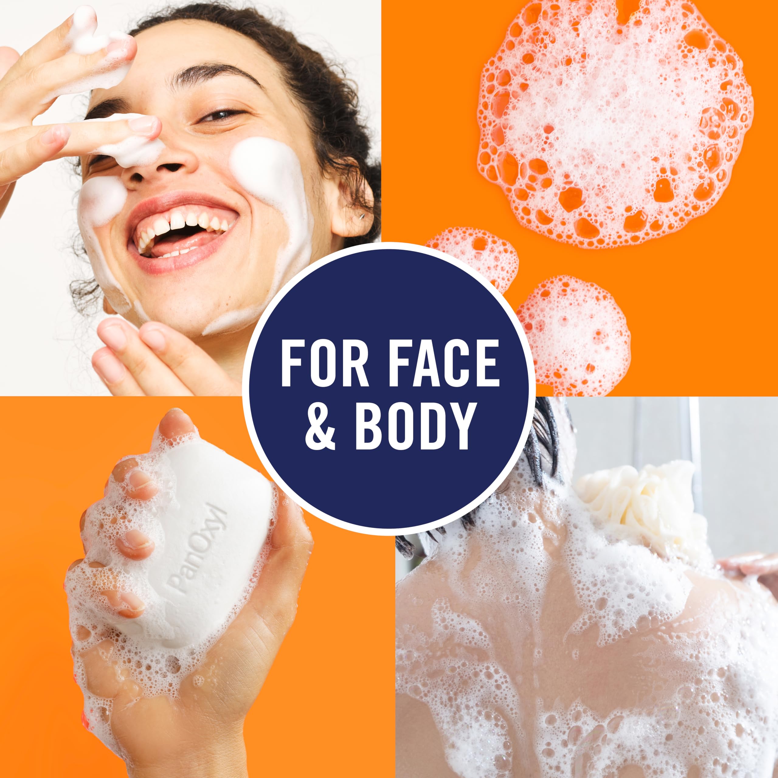 PanOxyl bar daily routine for soap free cleansing