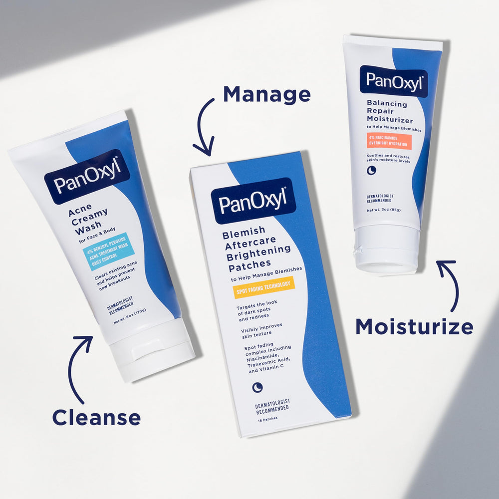 Package contains 16 large patches for post-acne care.
