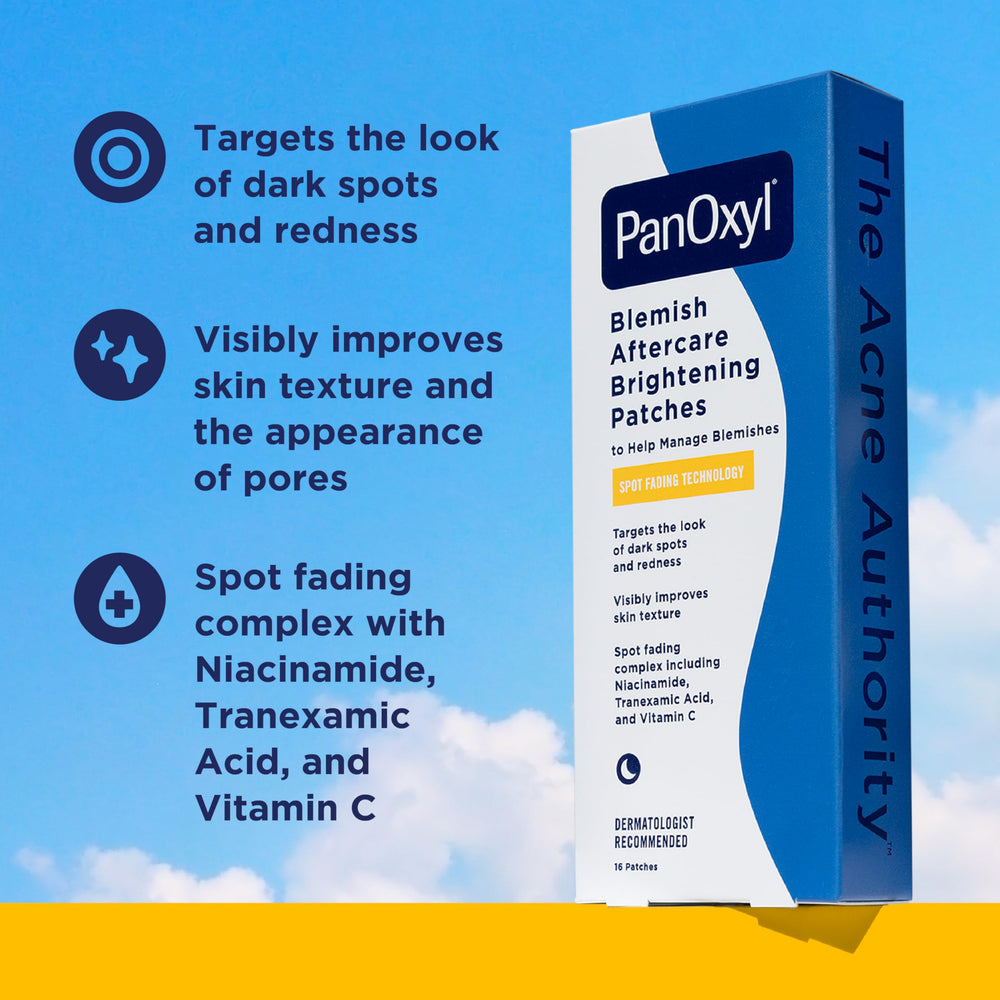 Patch applied overnight to a blemish-prone area for discreet care.