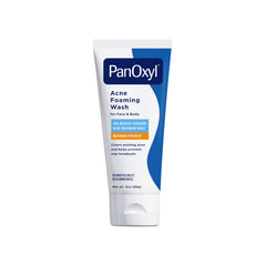 PanOxyl bottle pour action demonstrates easy application for quick cleansing.