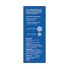 PanOxyl patches applied under makeup for invisible daily wear.