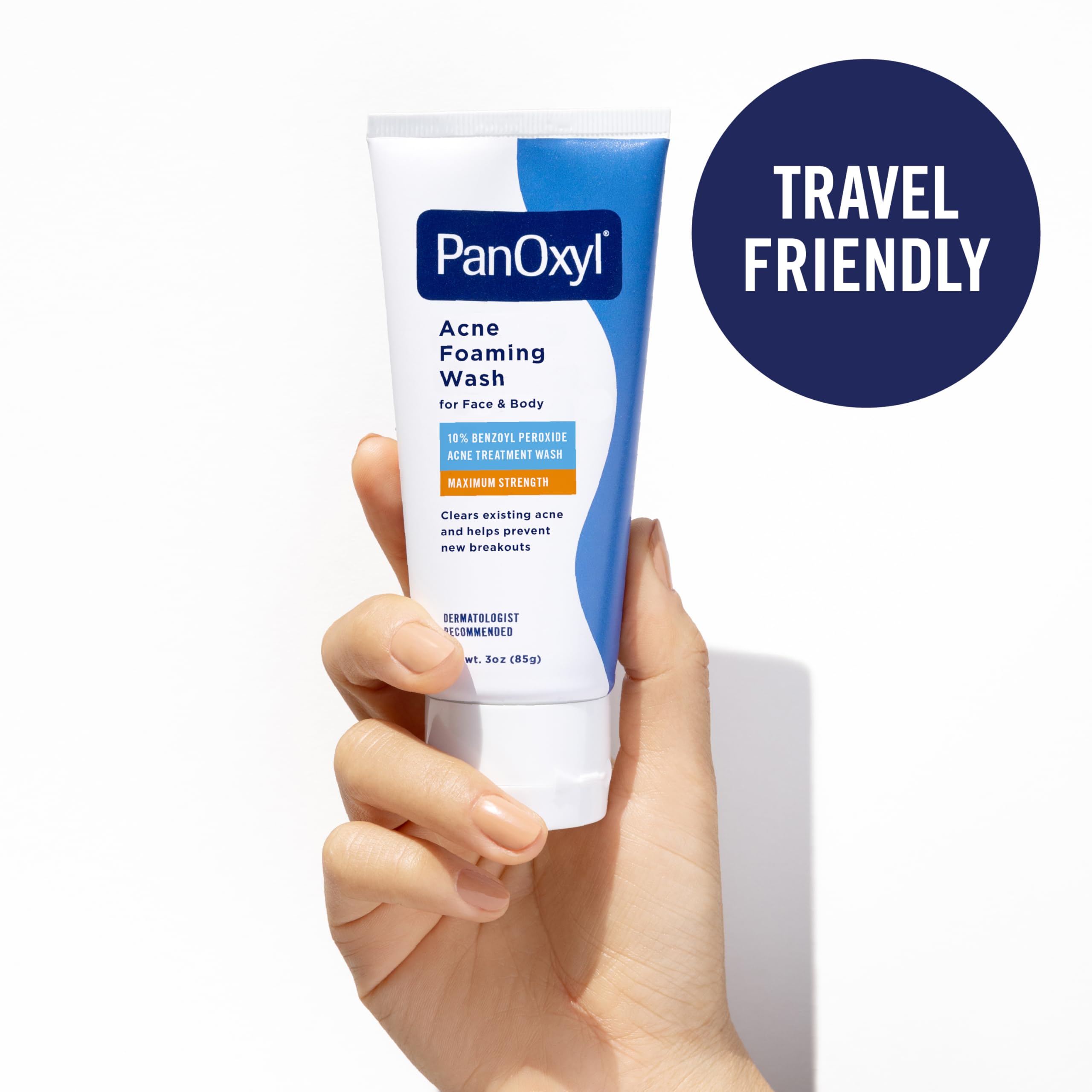 PanOxyl face, back, and chest cleansing targets pores and oils.