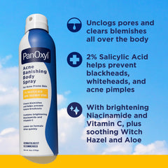 PanOxyl Niacinamide and Vitamin C brighten the skin on contact.