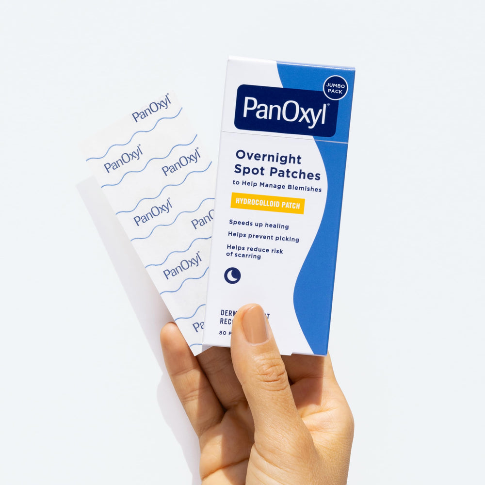 PanOxyl PM Overnight Patch fragrance-free formula safe for sensitive skin