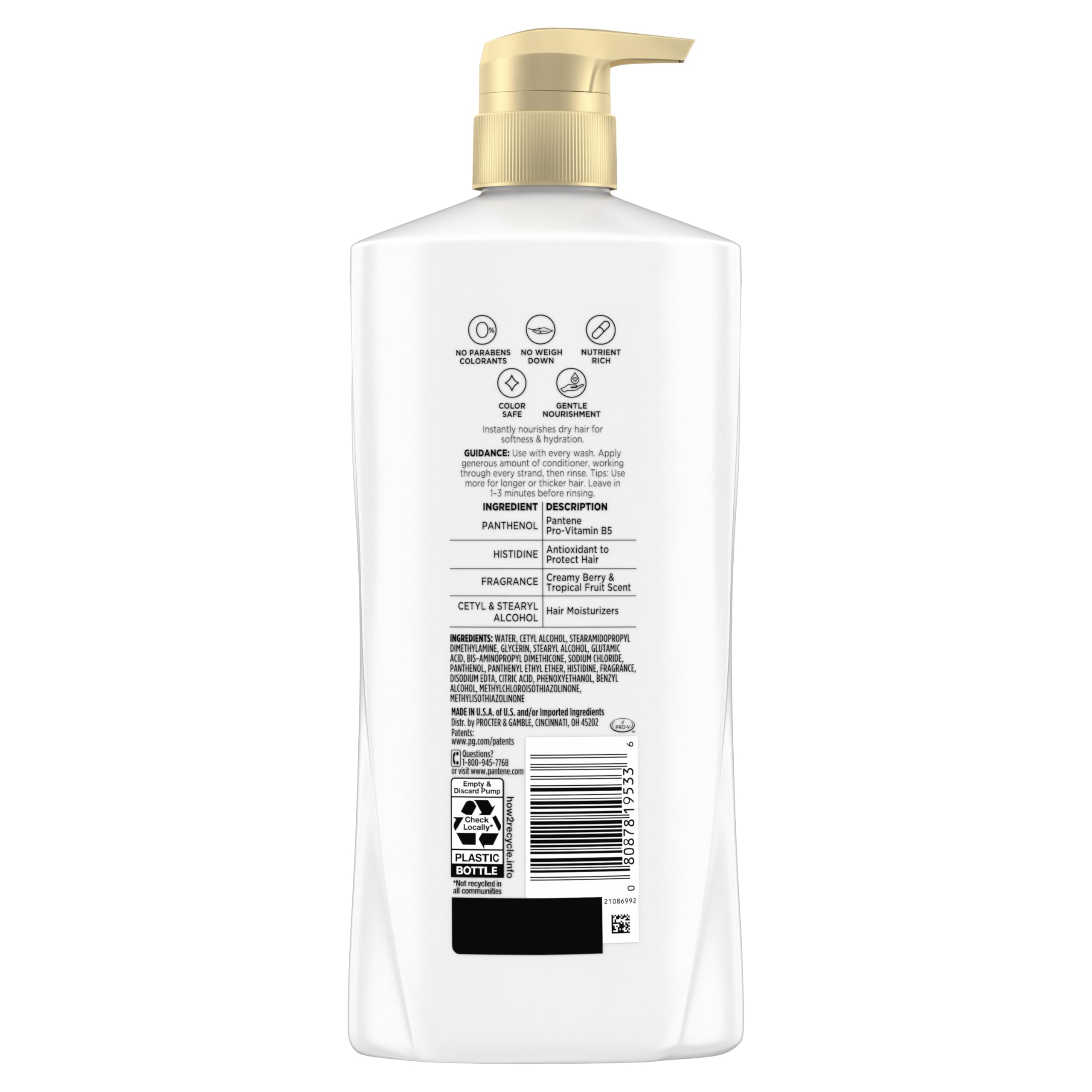 Pantene Daily Moisture Renewal conditioner is color-treated safe and gentle