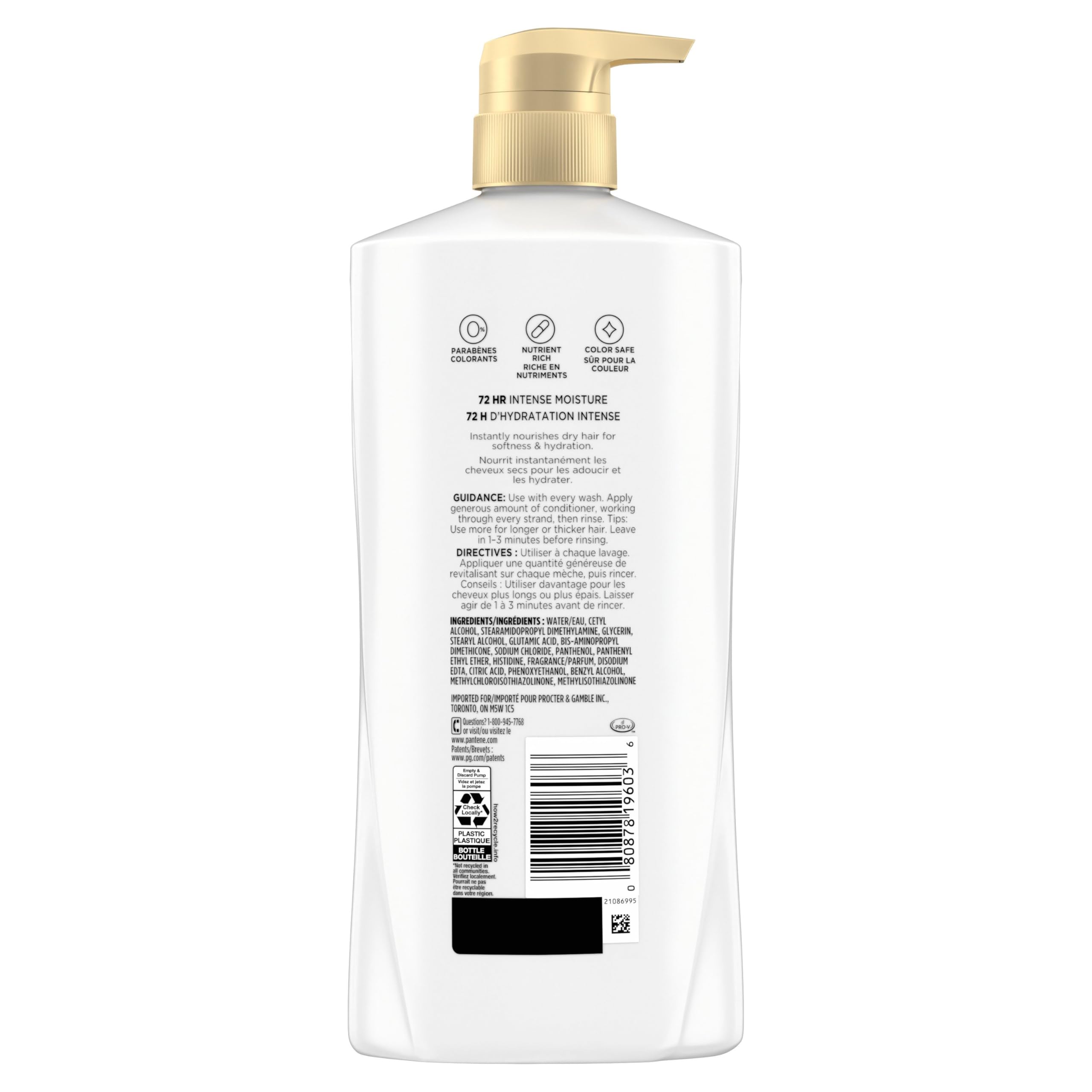 Designed for straight to curly hair with Pantene Daily Moisture Renewal.