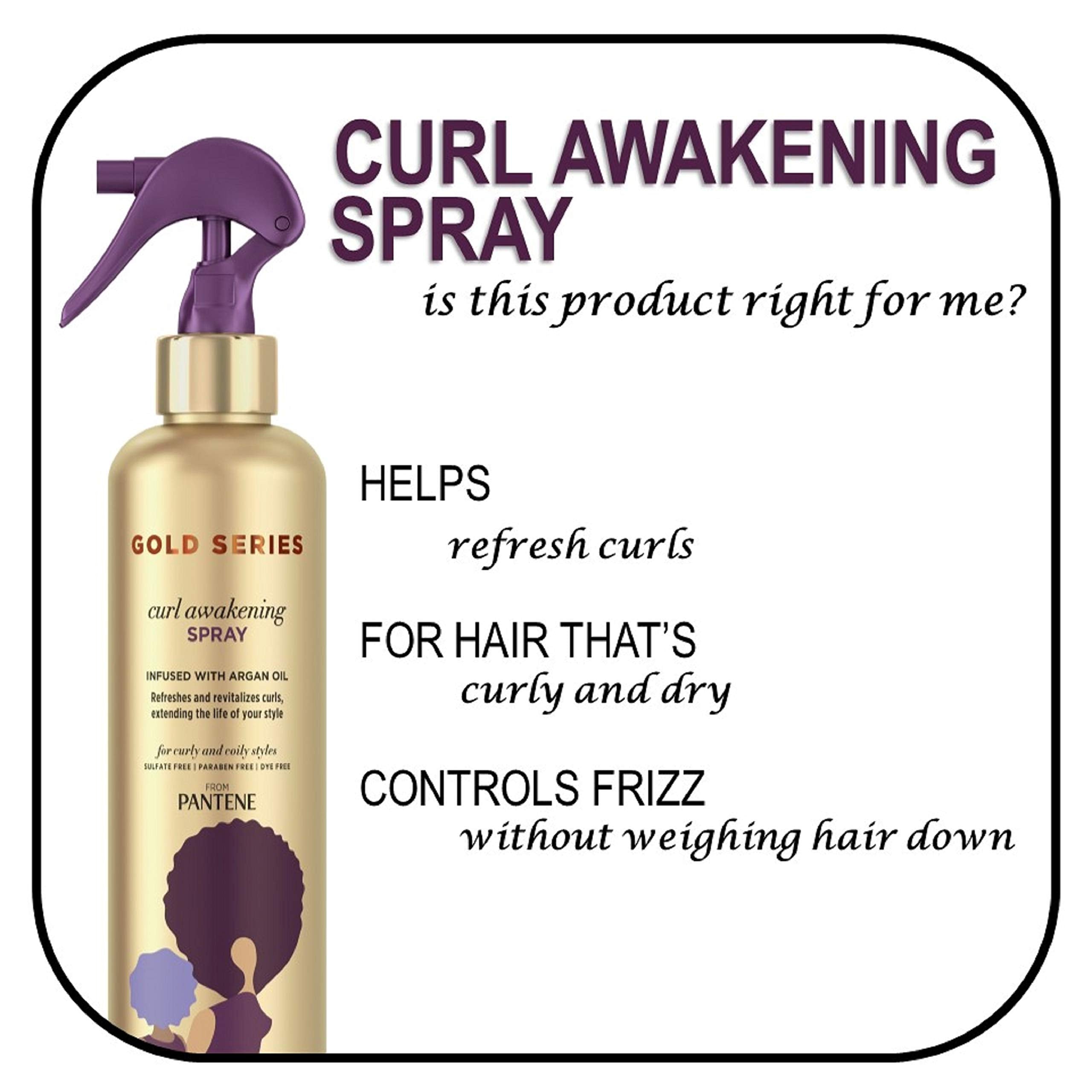 Pantene Gold Series formula free from parabens sulfates and dyes for sensitive scalps.